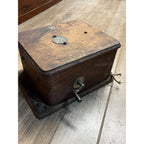 Antique 1890s Oak Telephone 5-Bar Magneto Ringer Box Old Phone Vintage