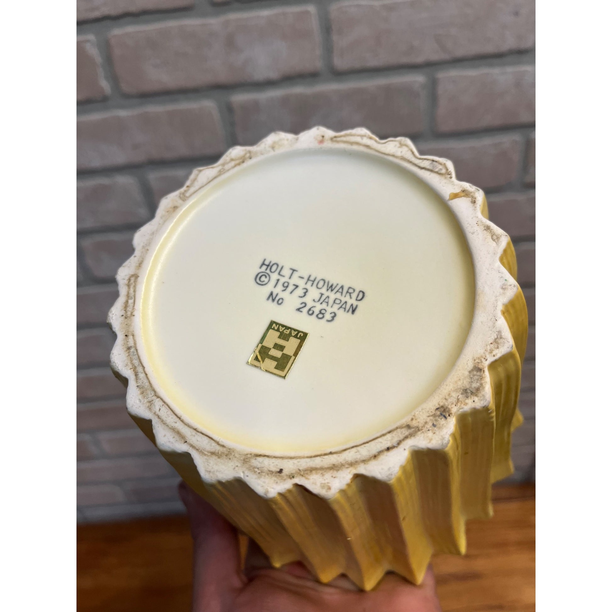 Vintage Holt Howard Cup Cake Cookie Jar 1973 Japan No. 2683 Rare