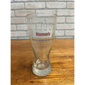 Vintage Hamm’s Beer Pilsner Glass 6-5/8" Tall White Crown Barware Sky Blue Waters