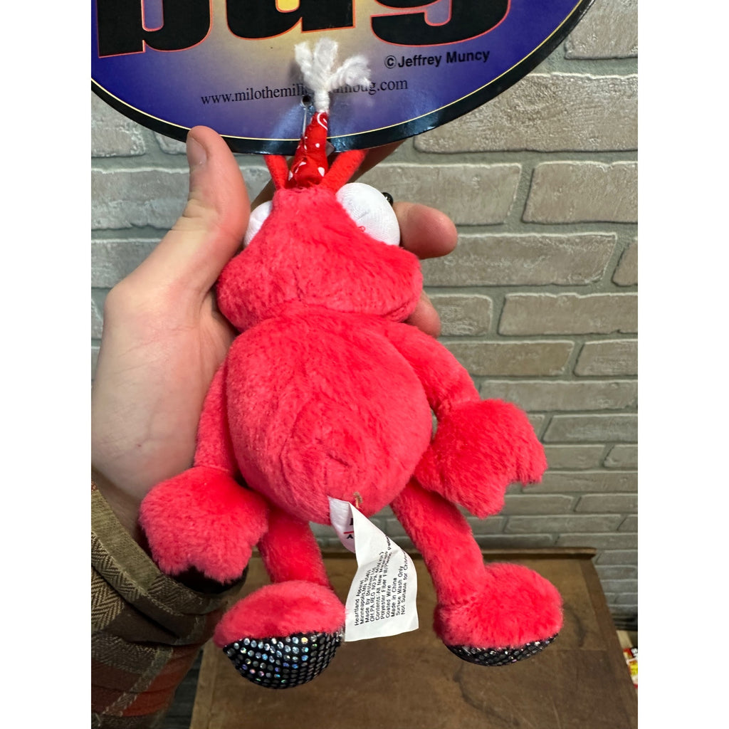 RED MILO THE MILLENNIUM BUG PLUSH TOY DOLL NEW WITH TAGS 2000