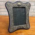 Antique Vintage Silver Plated Picture Photo Frame w/ Velvet for 5" x 7" Photos