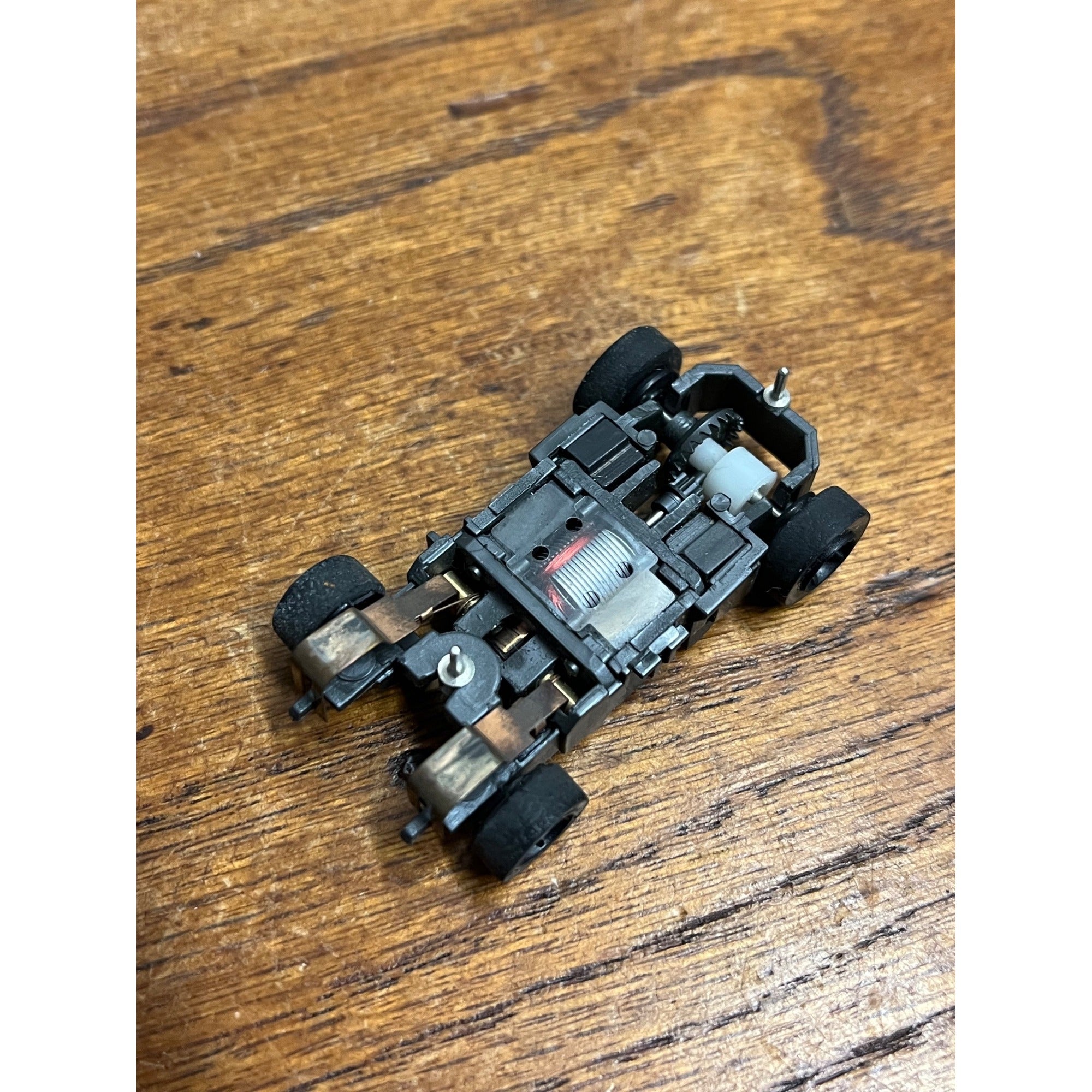 VTG Tyco Highway Patrol #56 Racing Slot Car Toy HO Scale + Other Chassis Parts