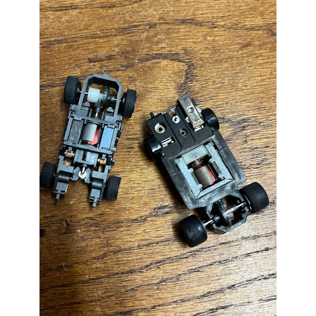 VTG Tyco Highway Patrol #56 Racing Slot Car Toy HO Scale + Other Chassis Parts