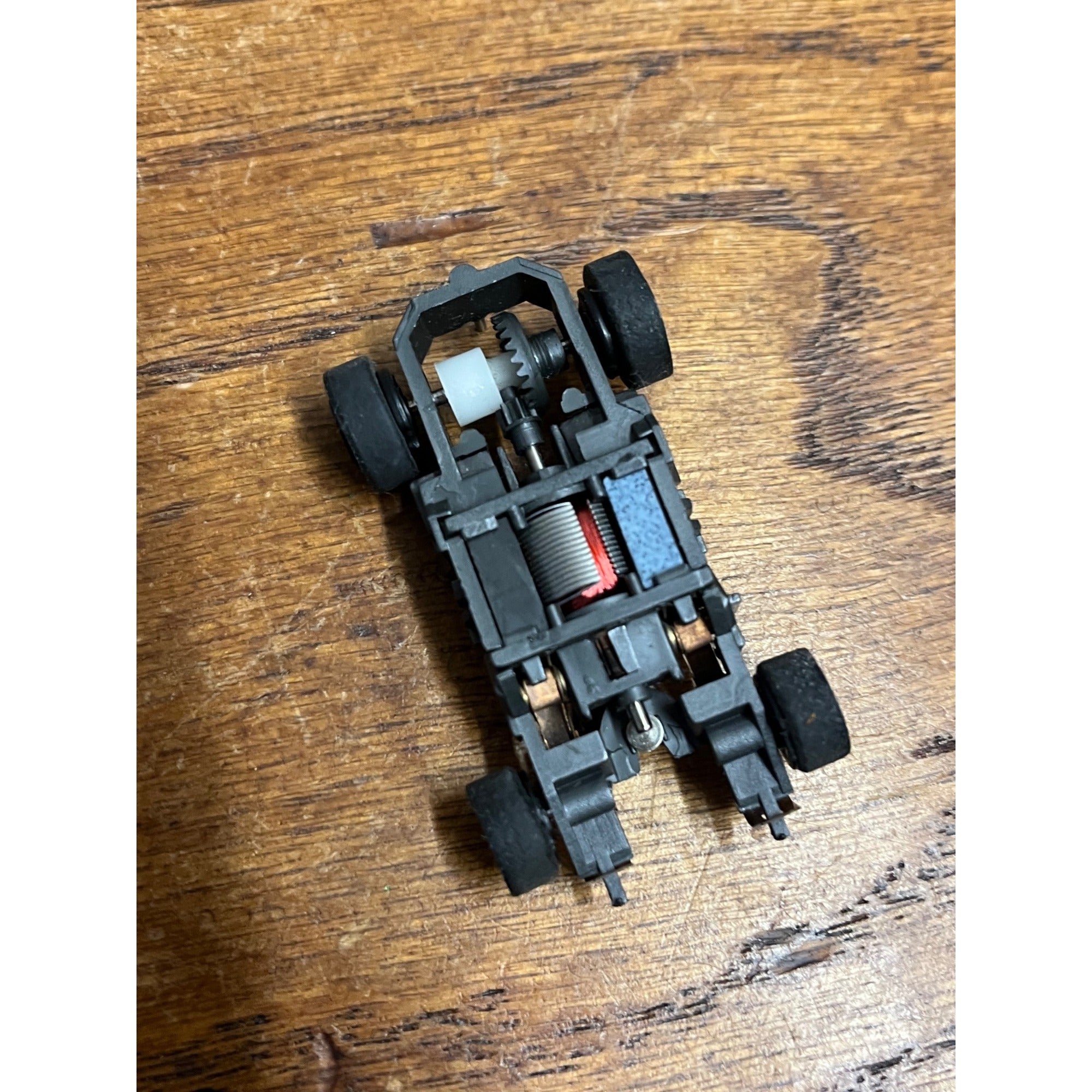 VTG Tyco Highway Patrol #56 Racing Slot Car Toy HO Scale + Other Chassis Parts