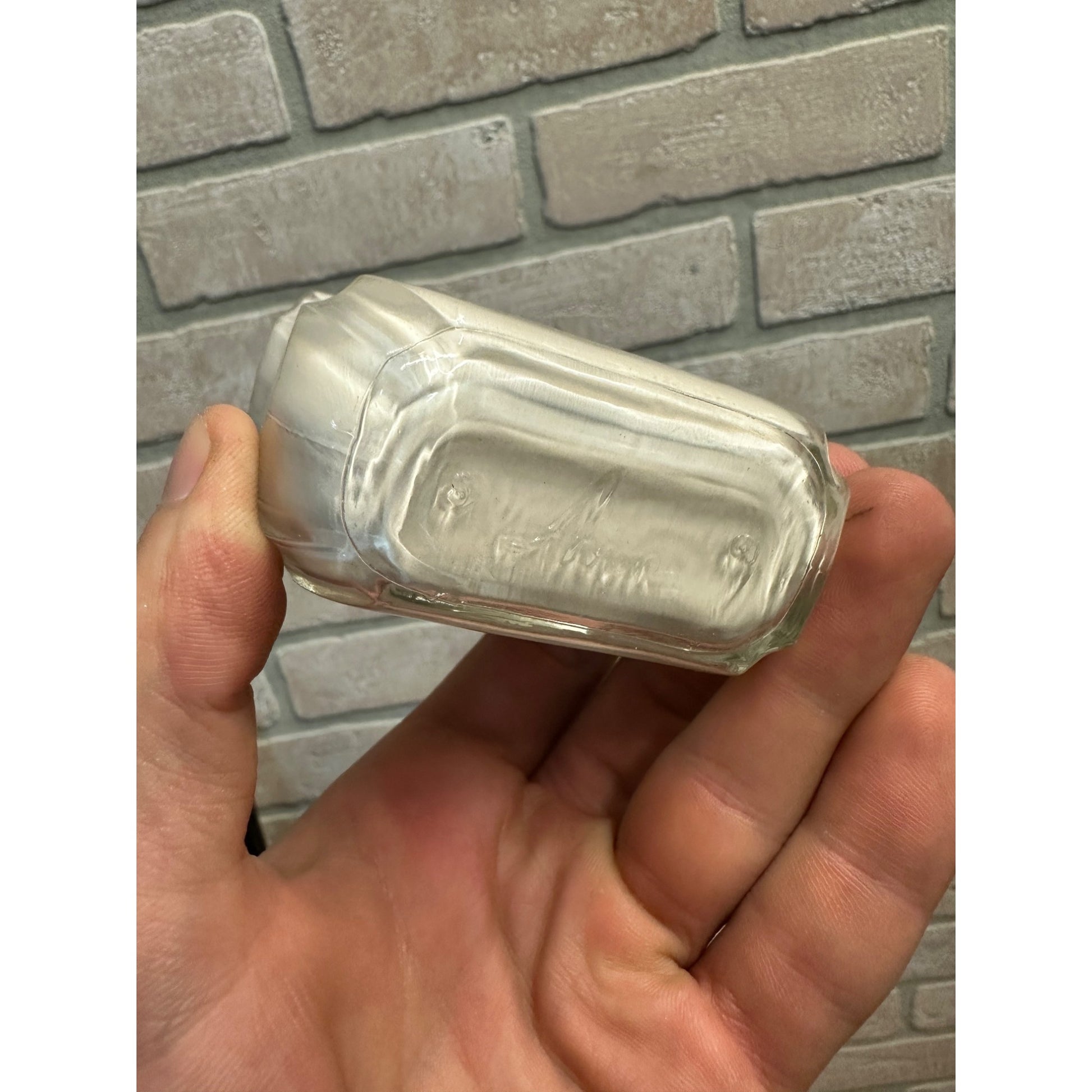 Vintage 1950s Avon Flowertime Talc 3 3/4 Oz. Glass Bottle 95% Full