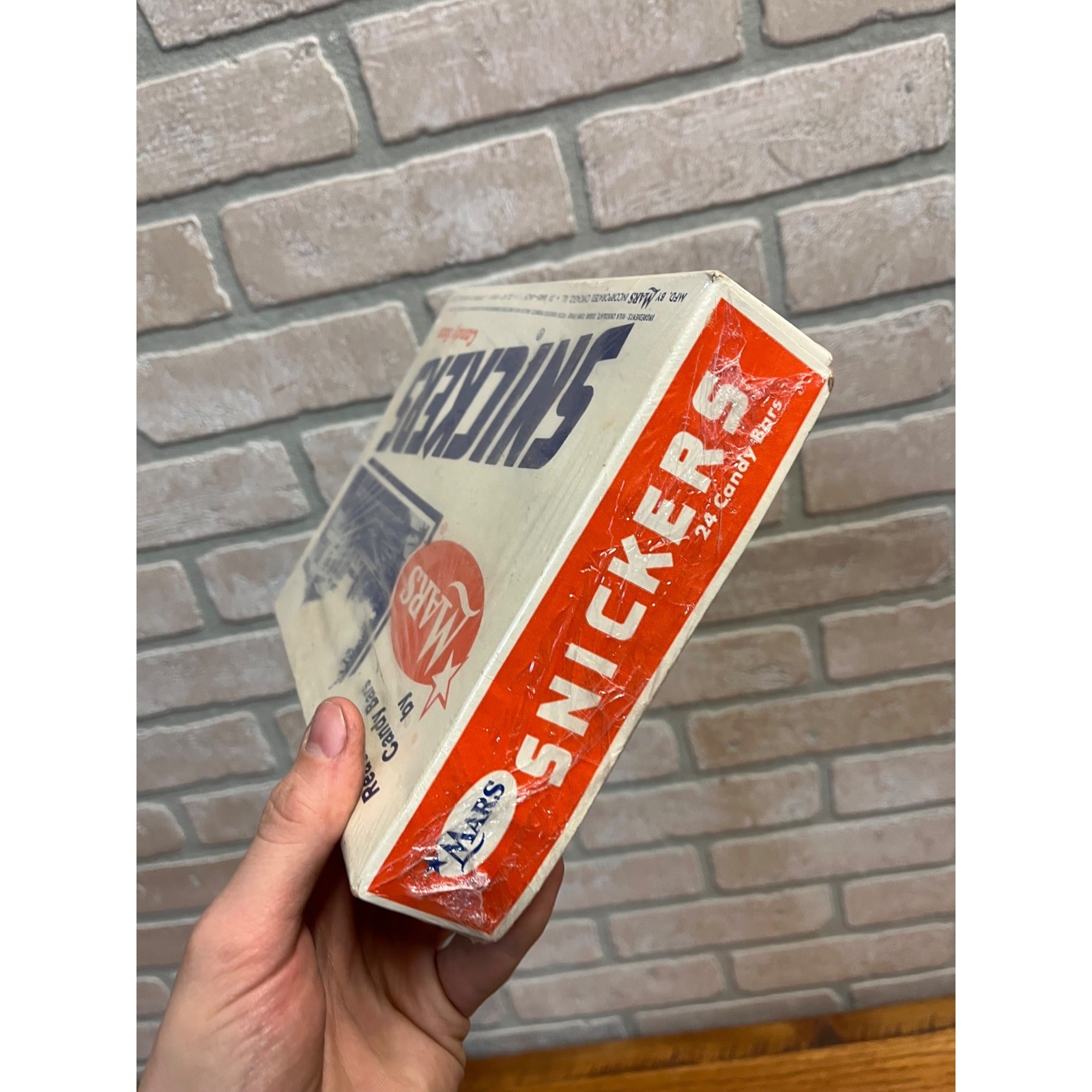 Vintage 1950s Mars Snickers Candy Bar Store Display Advertising Empty Box