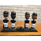 2002 San Francisco Giants MLB Bobblehead Set (4) Carl's Jr. -- Barry Bonds, Nenn