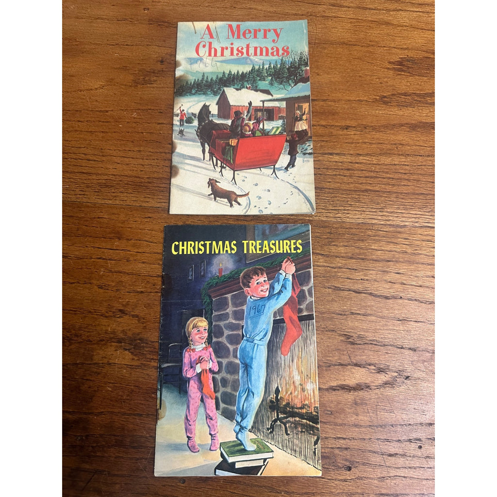 Vintage 1960s Merry Christmas Booklets Geo. Walter Brewing Co Beer Appleton Wis