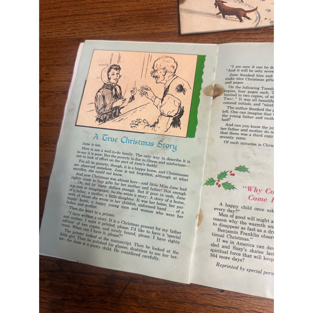 Vintage 1960s Merry Christmas Booklets Geo. Walter Brewing Co Beer Appleton Wis