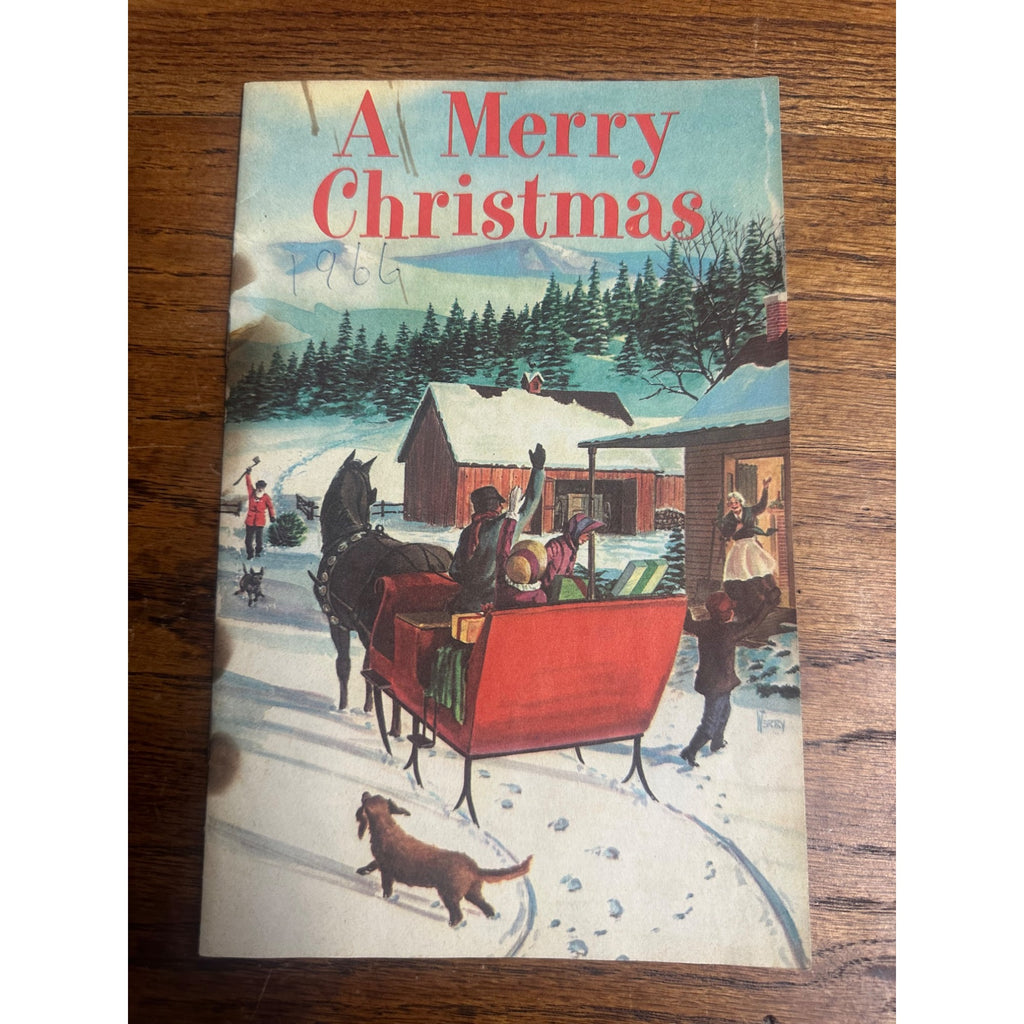 Vintage 1960s Merry Christmas Booklets Geo. Walter Brewing Co Beer Appleton Wis