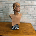 French Vintage Mannequin Bust Advertising Store Display Art Deco 1930s Colifichet Belge