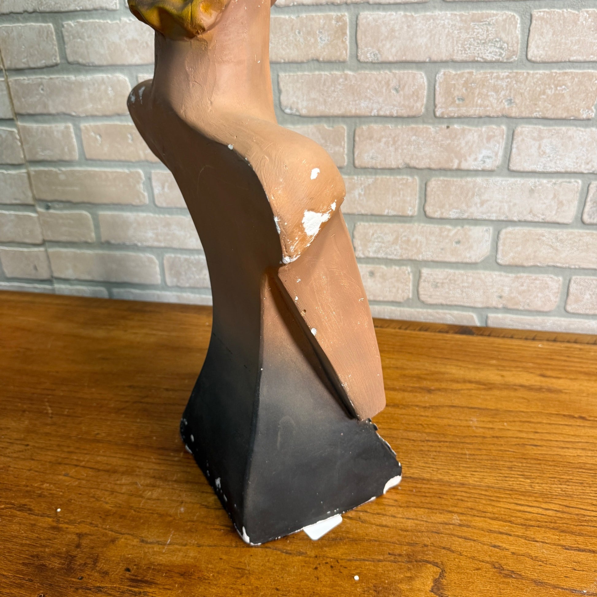 French Vintage Mannequin Bust Advertising Store Display Art Deco 1930s Colifichet Belge