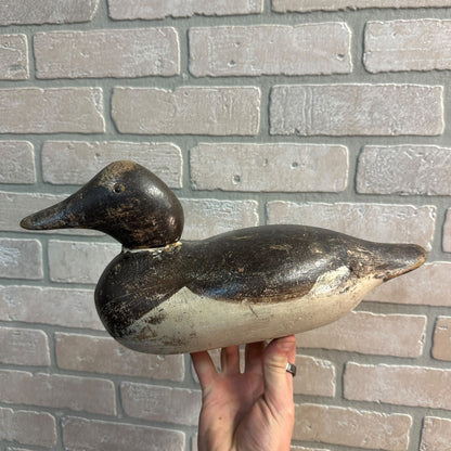 RARE Mason Goldeneye Hen Tack Eye Duck Decoy Wooden Original Paint