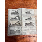 Rare Original 1881 Bailey's Bench Planes Stanley Rule & Level Co Tool Catalog