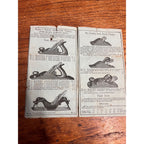 Rare Original 1881 Bailey's Bench Planes Stanley Rule & Level Co Tool Catalog