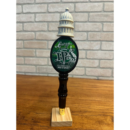 Vintage Capital Brewery Wisconsin Beer 12.5" Tap Handle Mutiny IPA