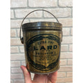 Vintage Antique Prochnow's Market Lard Fond du Lac, Wis. Tin Bucket Advertising