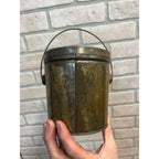 Vintage Antique Prochnow's Market Lard Fond du Lac, Wis. Tin Bucket Advertising