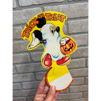 RARE Vintage 1980s Walt Disney Mickey Mouse Halloween Crepe Paper Diecut