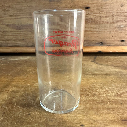 Vintage  1940s 1950s 4.5" Atlas Prager Light Lager Beer Glass