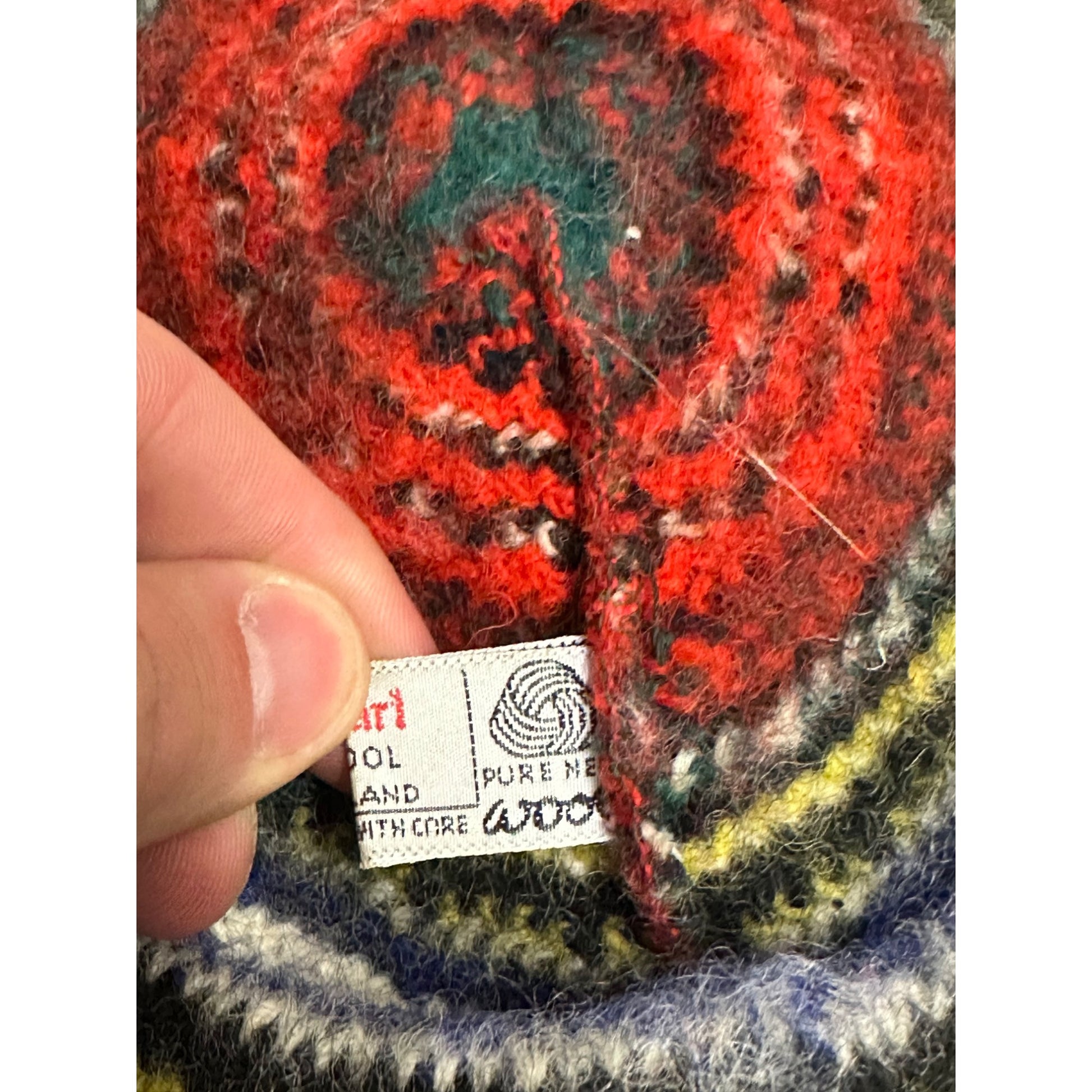 Vintage Dress Stewart Scotland Plaid 100% All Wool Hat Cap Bunnet Tammie