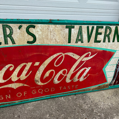 Vintage 9ft Coca-Cola Bottle Retro Large Soda Sign Advertising Slinger WIs