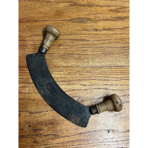 Antique Signed PEUGEOT FRERES French Butcher Chef Herb Chopper Farmhouse