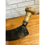 Antique Signed PEUGEOT FRERES French Butcher Chef Herb Chopper Farmhouse