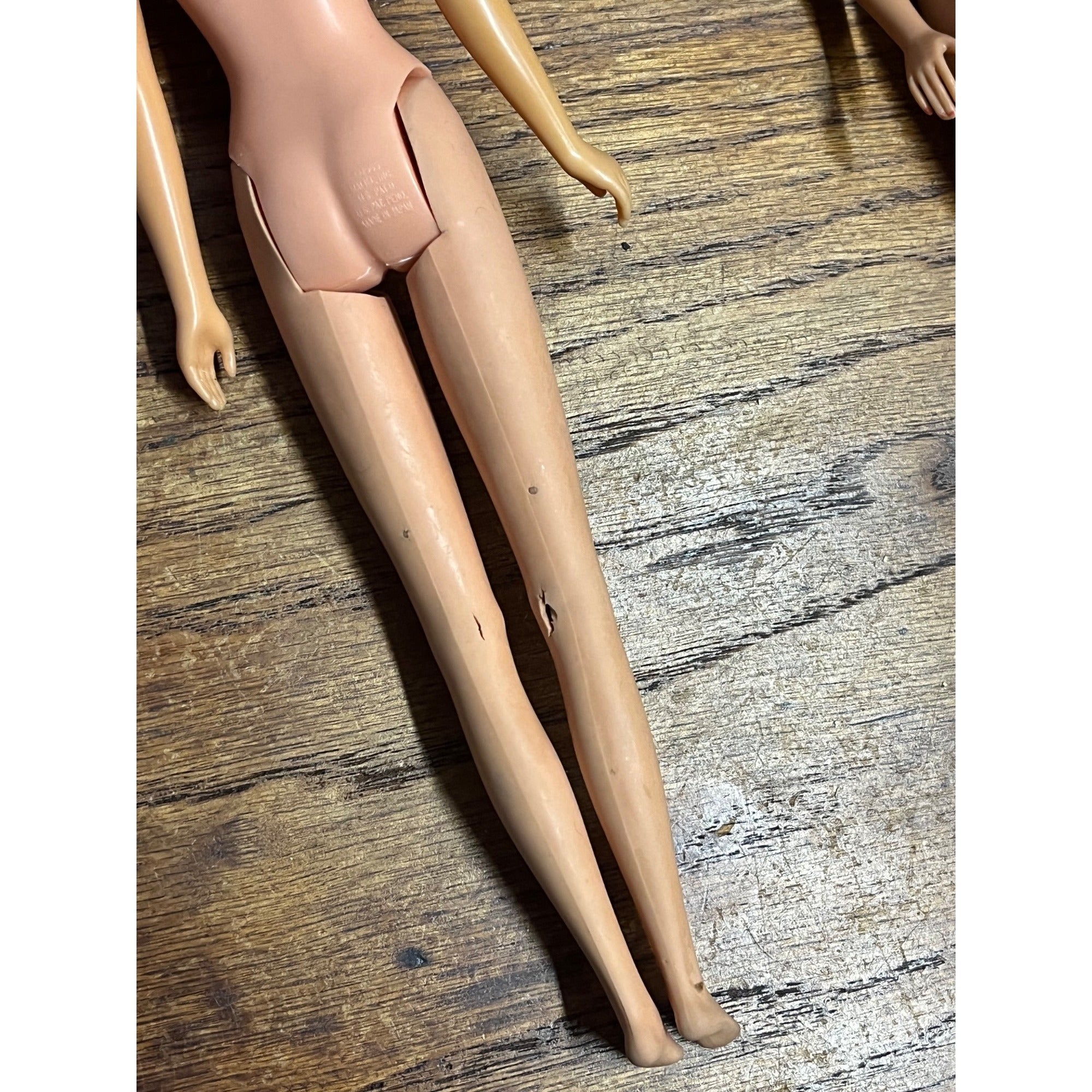 Vintage Lot (5) 1960s-70s Barbie Fashion Dolls Ken Skipper Mattel Brunette