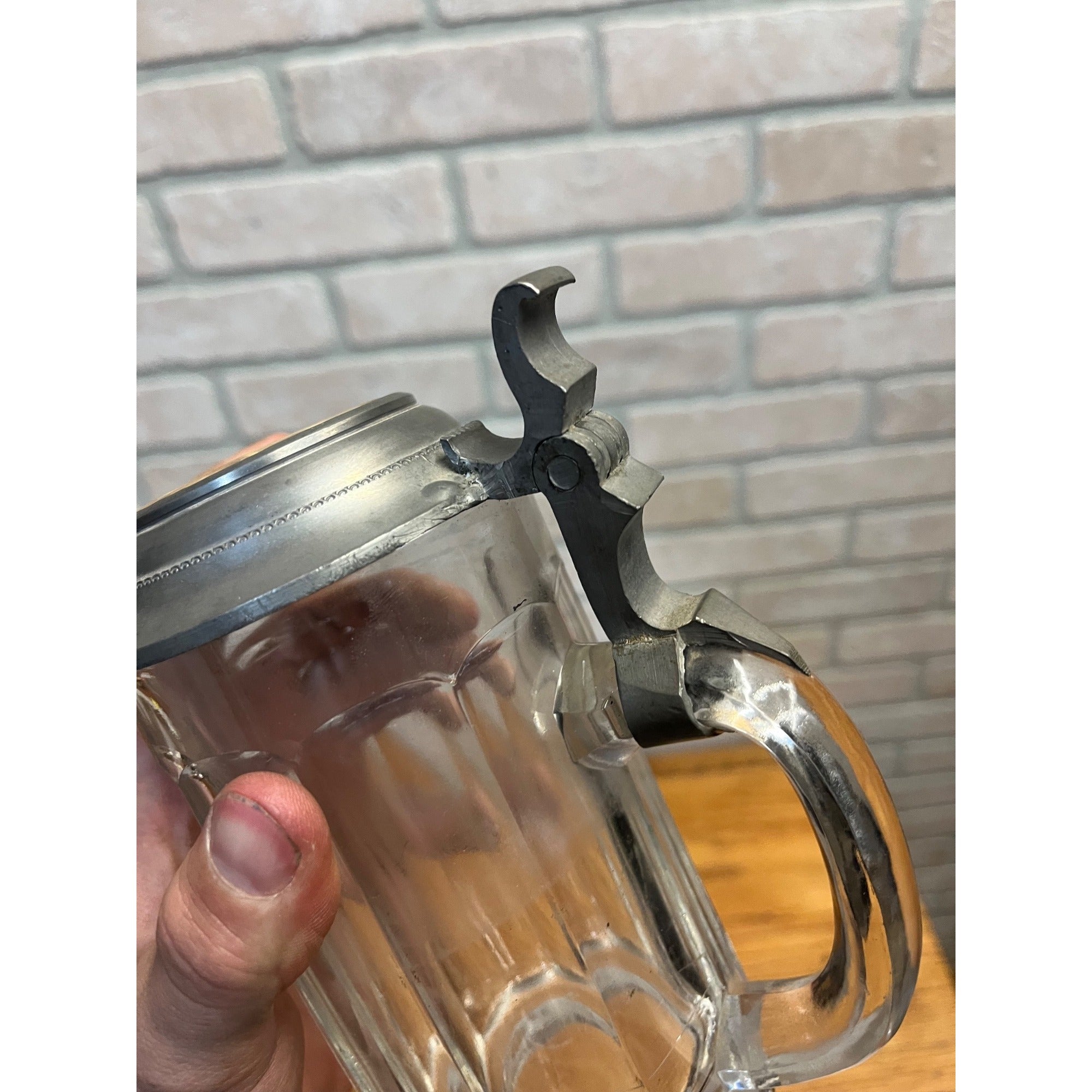 Vintage Independent Brewing Association "Prima" Glass Beer Stein Mug Chicago