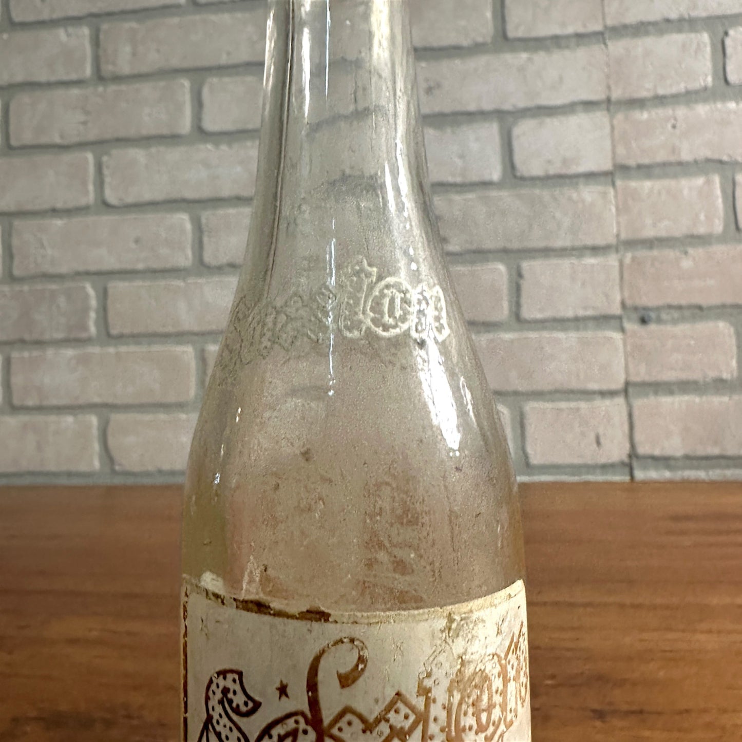 Vintage Saxton Sparkling Beverages 7oz Soda Pop Bottle Pennsylvania ACL