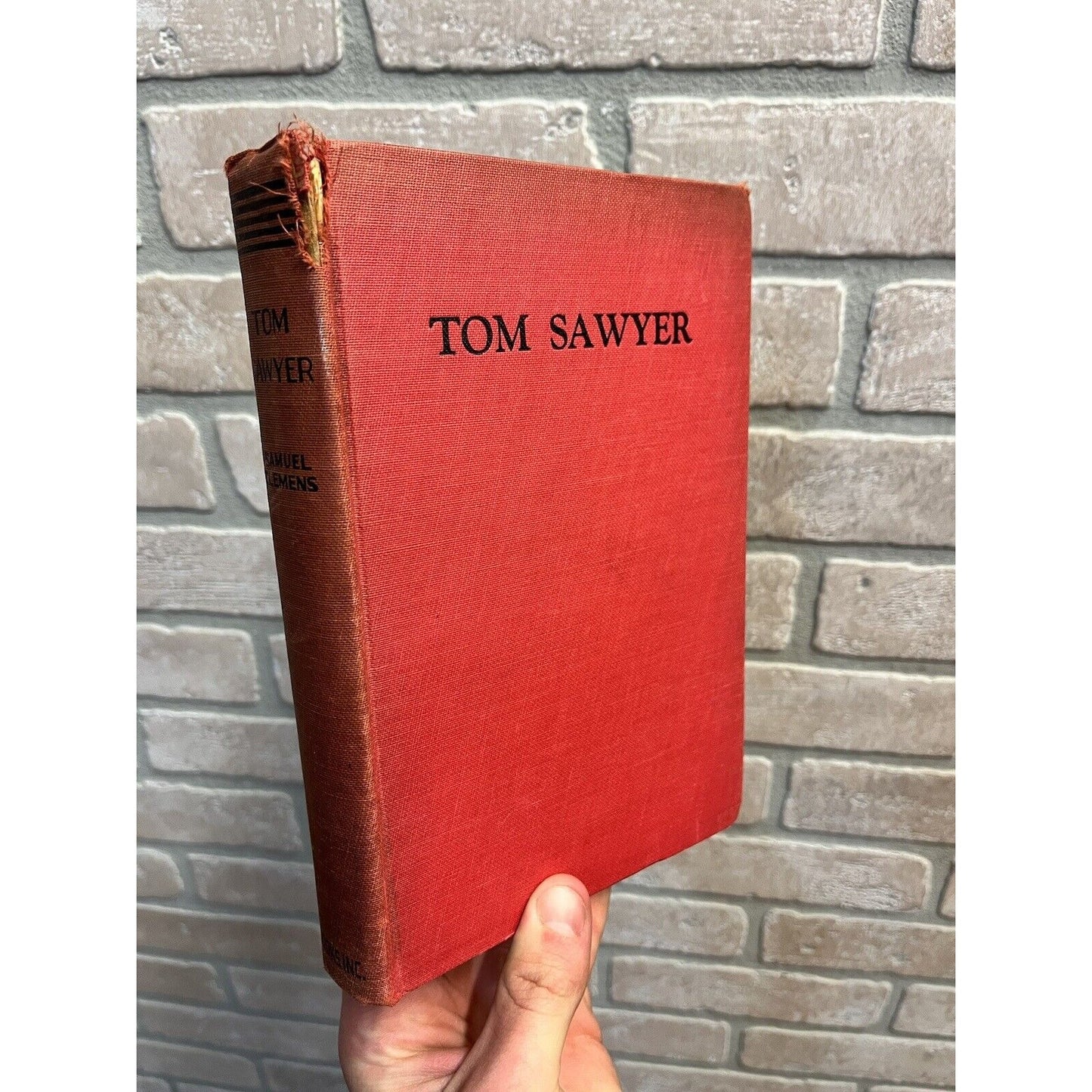 1930s Tom Sawyer by Samuel Clemens - Art Type Edition - Worlds Popular Classics