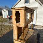 Antique Primitive Bakers Bread-Making Cabinet Cupboard