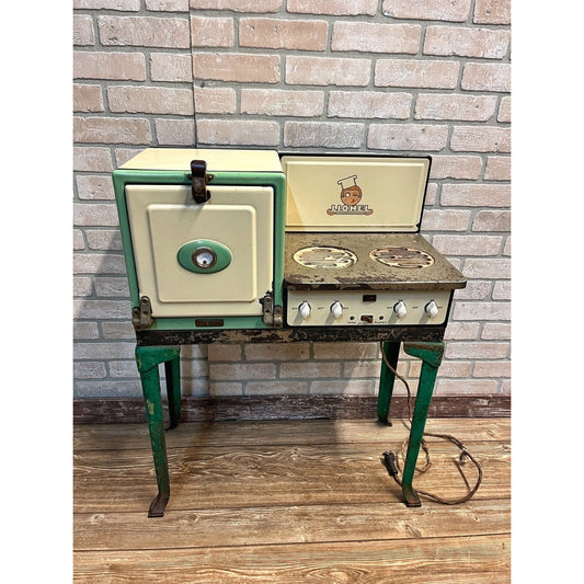 Vintage 1930s Lionel Electric Stove Range Oven Child's Toy #455 Prewar Antique