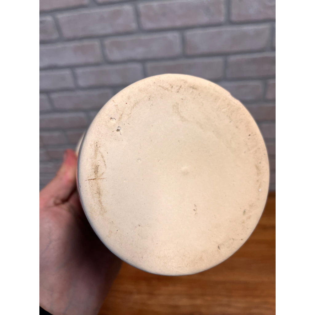 Primitive Farmhouse Blue Banded Stoneware 1 Gallon Crock Decor Kitchen