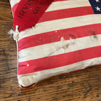 Original Spanish American War 46-Star American Flag / Cuban Flag Pillow