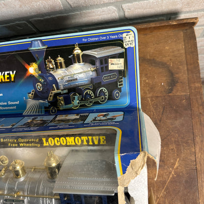 1981 NEW BRIGHT VINTAGE OLD SMOKEY GREAT WESTERN ROYAL BLUE TRAIN LOCOMOTIVE