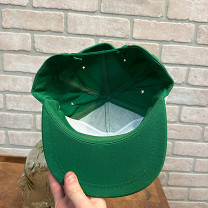 VINTAGE PIONEER SEED SNAPBACK TRUCKER HAT ROPE CAP GREEN