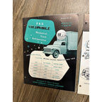 Vintage 1950s Dromgold & Glenn D&G Coldmobile Refrigeration Trucks Advertising