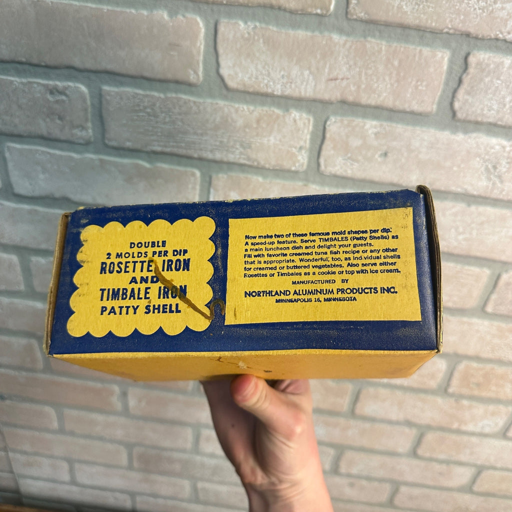 Double Rosette & Timbale Iron Set - Northland Aluminum Products Inc. NOS