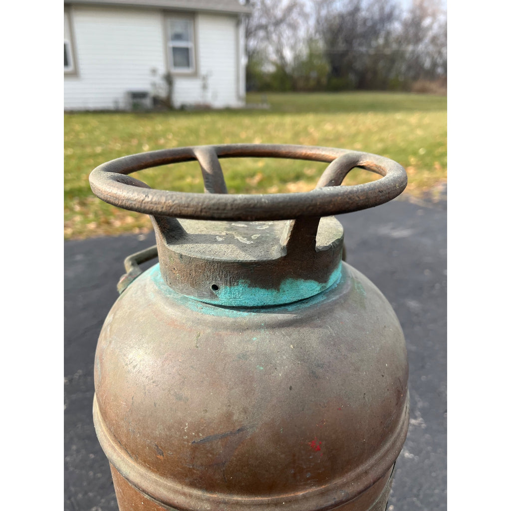Antique Vintage Geo. W. Diener Copper & Brass 23.5" Fire Extinguisher