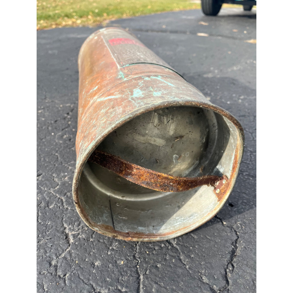 Antique Vintage Geo. W. Diener Copper & Brass 23.5" Fire Extinguisher