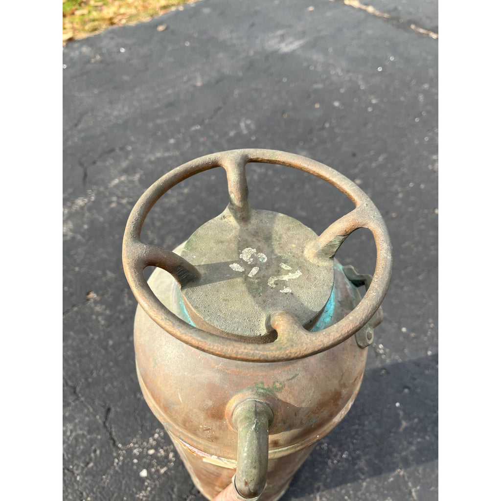 Antique Vintage Geo. W. Diener Copper & Brass 23.5" Fire Extinguisher