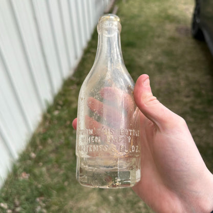 Vintage Nehring & Sons Fond du Lac Wis Mug-Base Soda Bottle 8oz Wisconsin