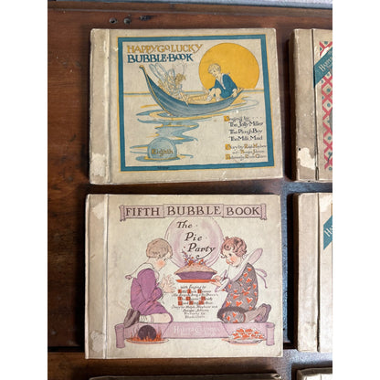 Antique 1900s Harper-Columbia Bubble Books That Sing Childrens 78rpm Records