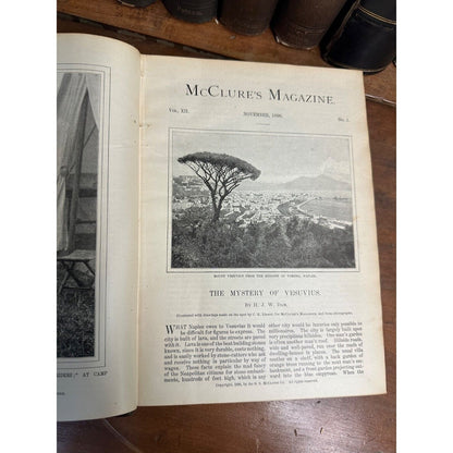 MCCLURES MAGAZINE VOL. 12 1898-99; ROOSEVELT, KIPLING, CRANE, MAHAN, TARBELL