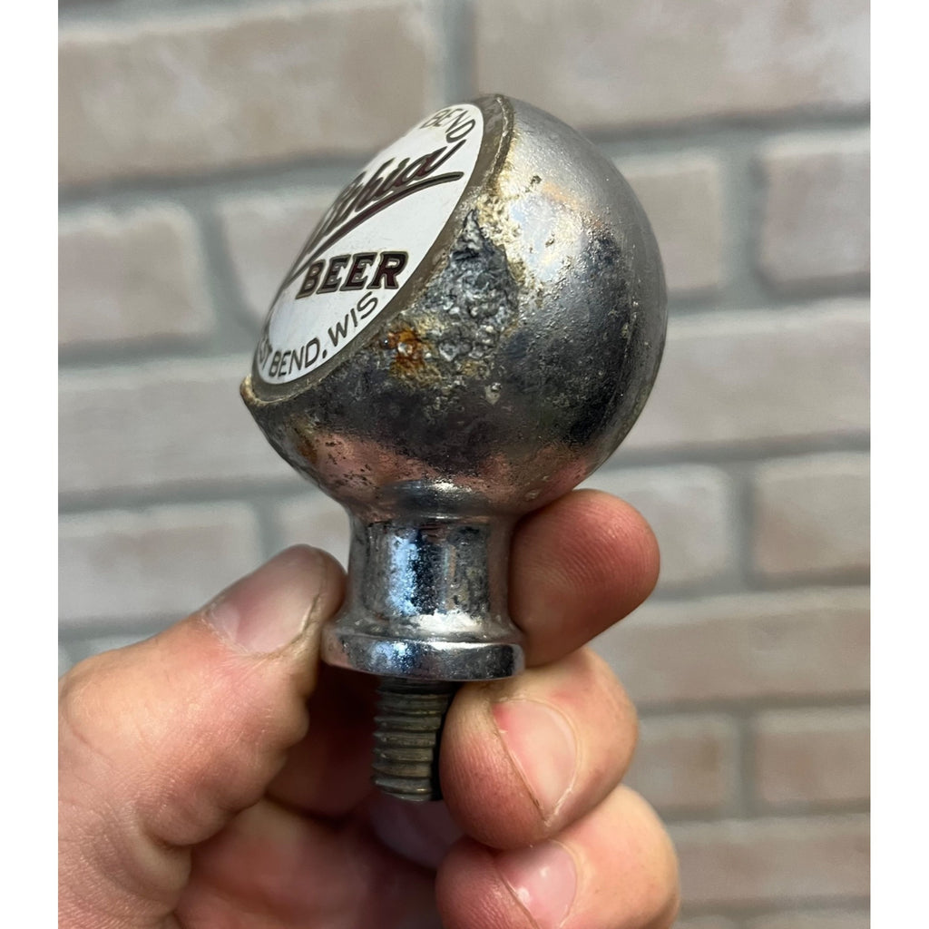 1930s-40s Lithia Beer Ball Style Tap Knob West Bend Lithia Brewing Co. West Bend WI