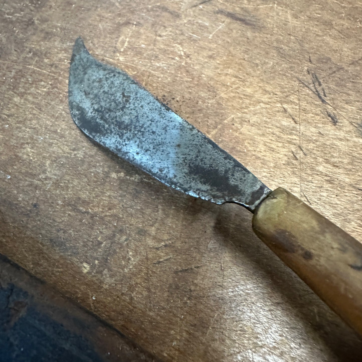 Antique Early 1800s Blood Letting Knife w/ Sheath 4.5" Civil War Era