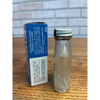 Vintage Rexall Aspirin Empty Glass Pharmacy Medicine Bottle & Box