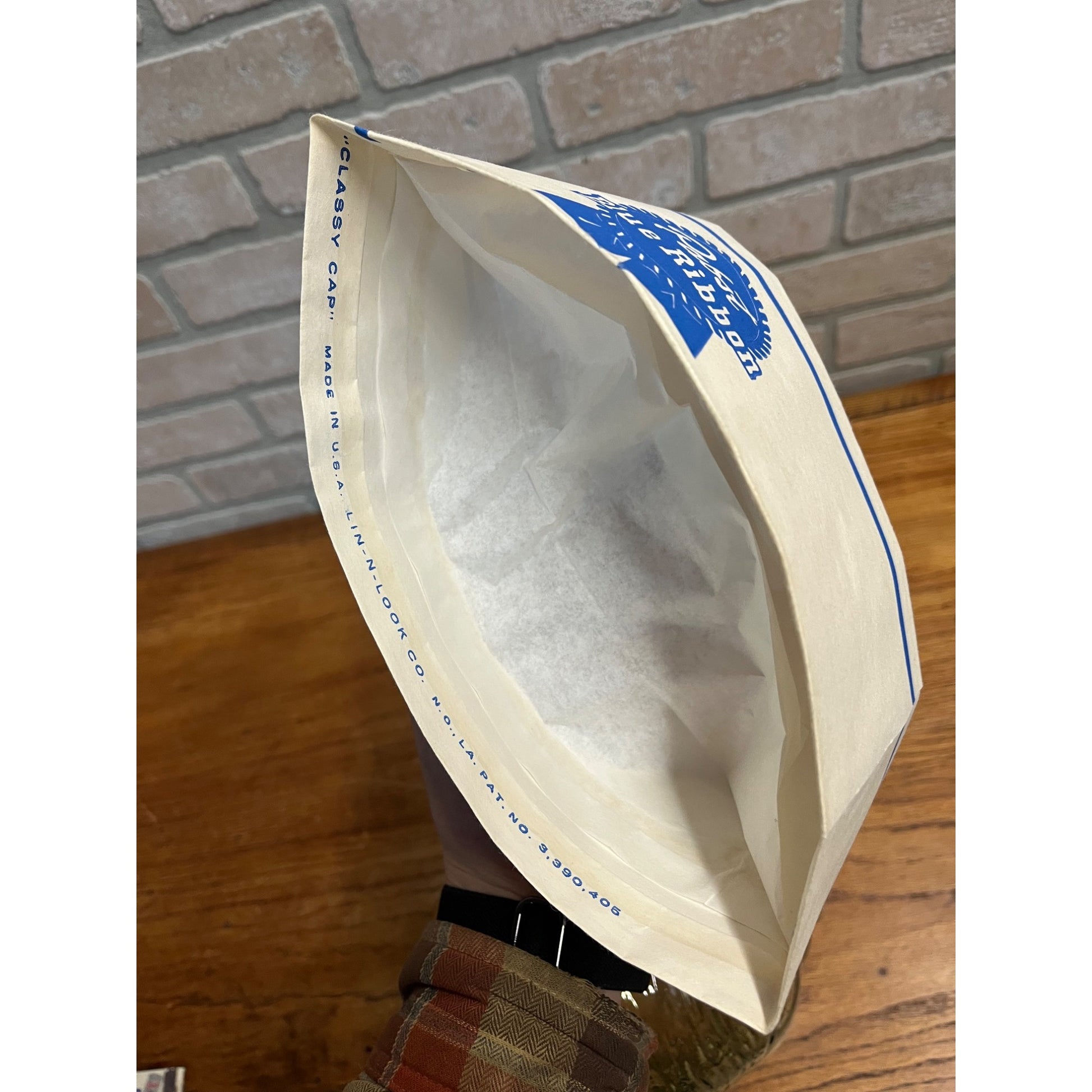 Original Pabst Blue Ribbon Beer Soda Jerk Style Paper Hat Brewery Employee